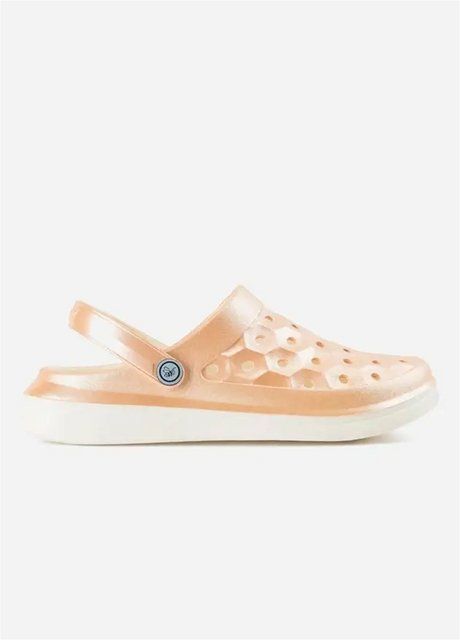 Жіночі шльопанці сабо Joybees Adults Varsity Clog Champagne Glitter (перламутр) р.39.5, устілька 26.2см УТП055494-2 фото