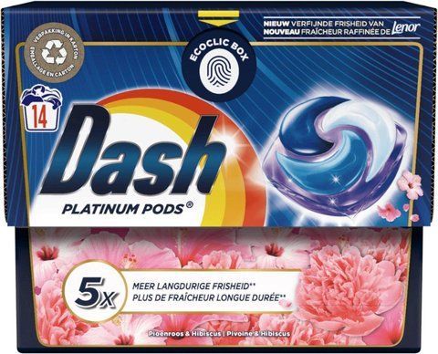 Капсули для прання Dash Pods Platinum 14шт НФ-00000514 фото