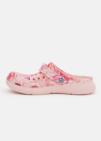 Жіночі шльопанці сабо Joybees Modern Clog Graphic Pale Pink, розмір 42 устілка 27см (рожева квітка) УТП055494-19 фото