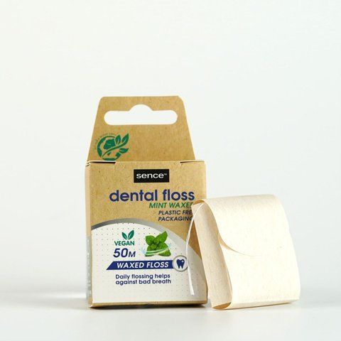 Зубна нитка Sence Dental Floss Mint Waxed УТП026790 фото