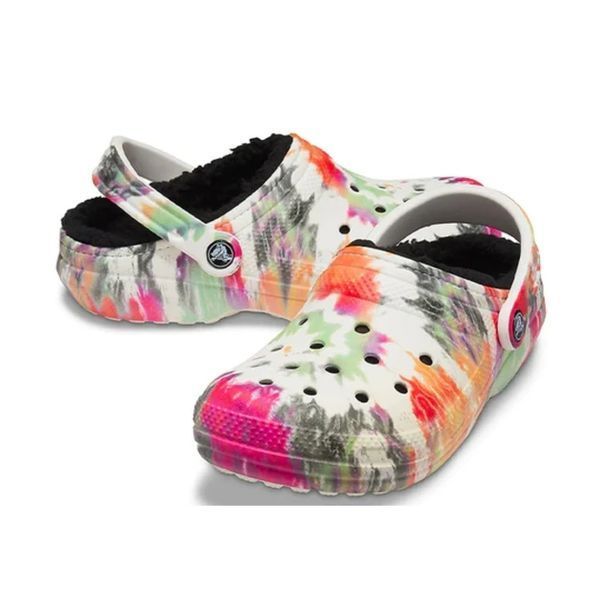 Утеплені сабо CROCS Classic Lined Tie Dye Clogs розмір 31устілка 19 см НФ-00000380 фото