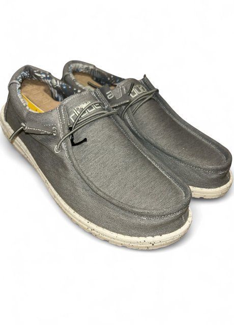 Чоловічі мокасини Hey Dude Wally Stretch iron 150203910 Розмір 44,устілка 28.7 см Сірий НФ-00000309 фото