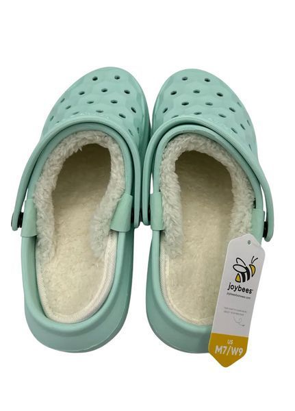 Жіночі сабо утеплені Joybees Adults Varsity Lined Clog Mint Julep/ Natural розмір 39.5 (M7/W9) м'ята УТП055494-70 фото