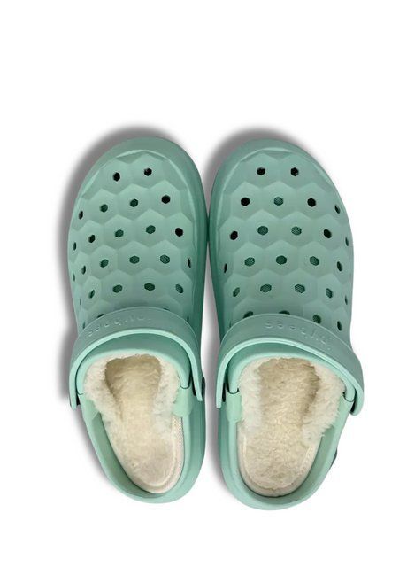 Жіночі сабо утеплені Joybees Adults Varsity Lined Clog Mint Julep/ Natural розмір 39.5 (M7/W9) м'ята УТП055494-70 фото