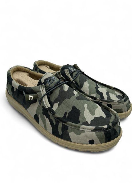 Чоловічі мокасини Hey Dude Wally Camo 110067003 Розмір 41,Устілка 26.8 см Камуфляж НФ-00000261-1 фото