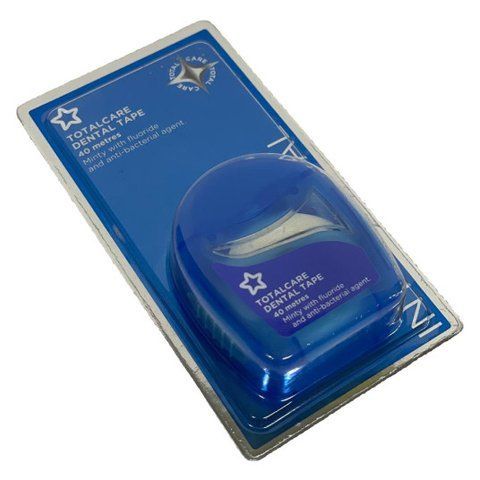 Зубна нитка Total Care Dental Tape, 40 метрів УТП013249 фото