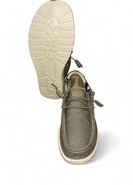 Чоловічі мокасини Hey Dude Wally Stretch Beige 110380500 Розмір 44,устілка 28 см Бежевий НФ-00000348-27 фото