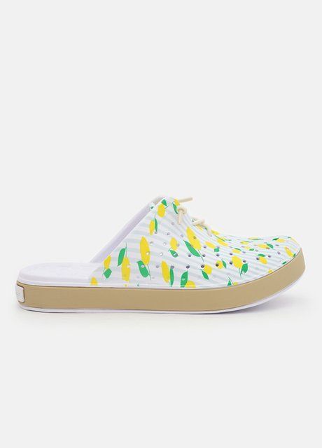 Жіночі шльопанці сабо Joybees Weekend Mule Graphic Lemon Stripe, розмір 37 устілка 23см (лимони) НФ-00000327-18 фото