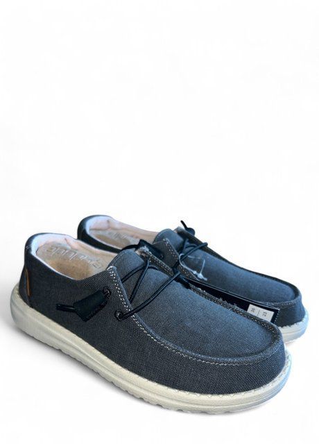 Жіночі мокасини Hey Dude Wendy Chambray off black Розмір 36, Устілка 23.2 см Сірий НФ-00000348-22 фото