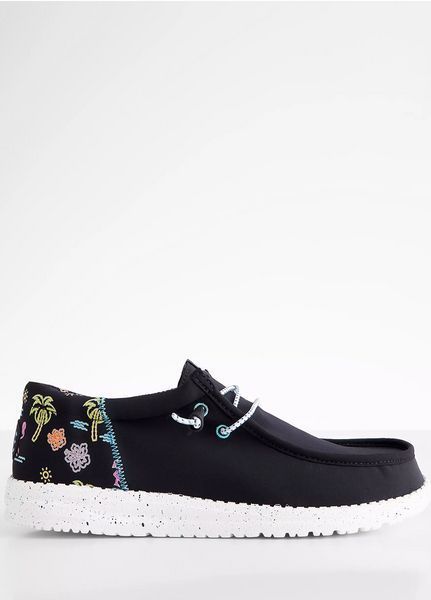 Чоловічі мокасини Hey Dude Wally Funk Neon Tropical Black 42103-001 розмір 44, устілка 29 см УТП047575-3 фото