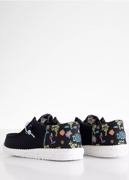 Чоловічі мокасини Hey Dude Wally Funk Neon Tropical Black 42103-001 розмір 44, устілка 29 см УТП047575-3 фото
