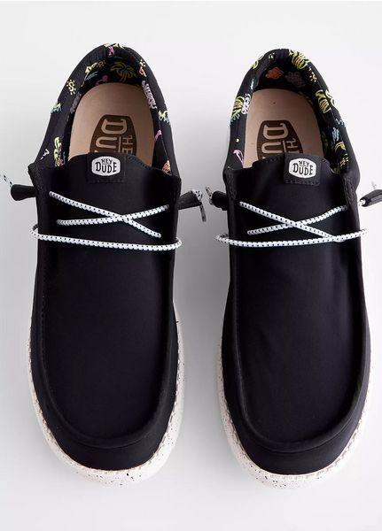 Чоловічі мокасини Hey Dude Wally Funk Neon Tropical Black 42103-001 розмір 44, устілка 29 см УТП047575-3 фото