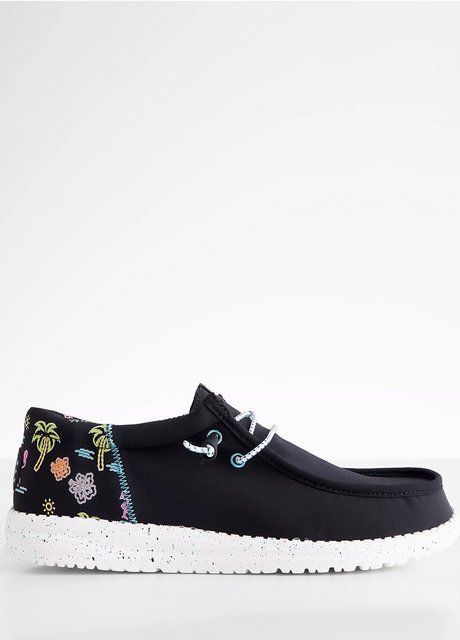 Чоловічі мокасини Hey Dude Wally Funk Neon Tropical Black 42103-001 розмір 44, устілка 29 см УТП047575-3 фото