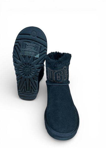Жіночі UGG Classic Gem Mini Boot (s/n 1125911) Розмір 36 (usa 5) 22 см, Чорний НФ-00000362 фото