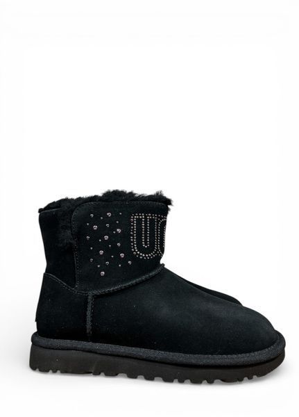 Жіночі UGG Classic Gem Mini Boot (s/n 1125911) Розмір 36 (usa 5) 22 см, Чорний НФ-00000362 фото