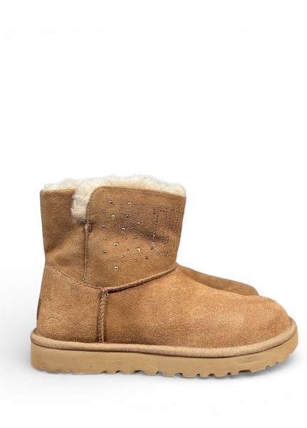 Жіночі UGG Classic Gem Mini Boot (s/n 1125911) Розмір 36 (usa 5) 22 см, Чорний НФ-00000362 фото
