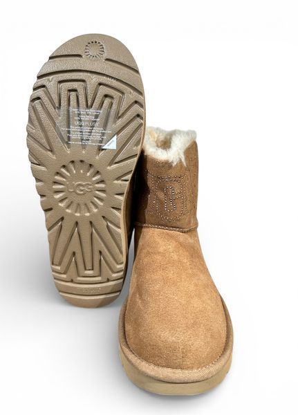 Жіночі UGG Classic Gem Mini Boot (s/n 1125911) Розмір 36 (usa 5) 22 см, Чорний НФ-00000362 фото