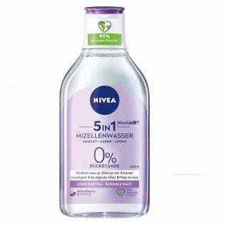 Міцелярна вода Nivea 400 мл 5 в 1 для чутливої шкіри УТП034678 фото