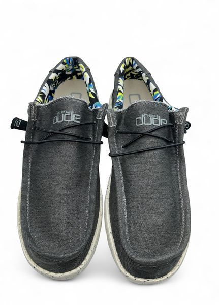 Чоловічі мокасини Hey Dude Wally Stretch Black Розмір 41,Устілка 26.7 см Чорний НФ-00000348-25 фото