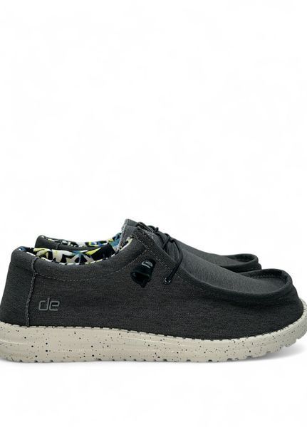 Чоловічі мокасини Hey Dude Wally Stretch Black Розмір 41,Устілка 26.7 см Чорний НФ-00000348-25 фото