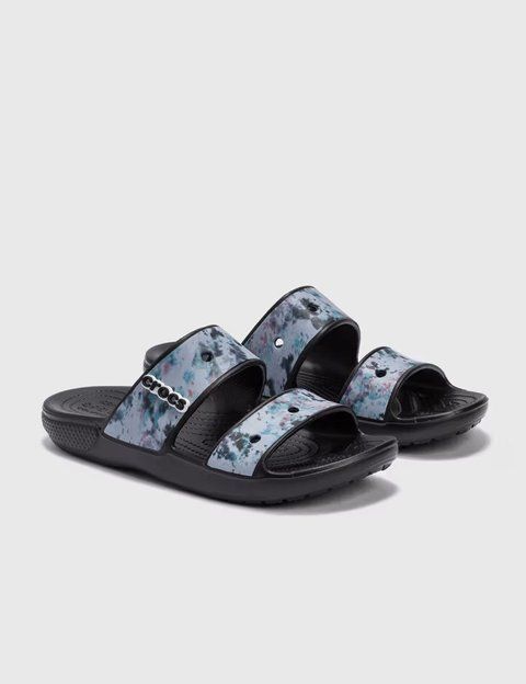 Жіночі шльопанці для пляжу Crocs Classic Tie-Dye Graphic Sandal розмір 39-40 25 см УТП038370 фото