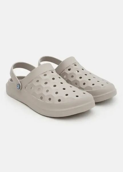 Чоловічі шльопанці сабо Joybees Varsity Clog Adults Taupe, розмір 46.5 устілка 30см (бежеві соти) УТП055494-40 фото