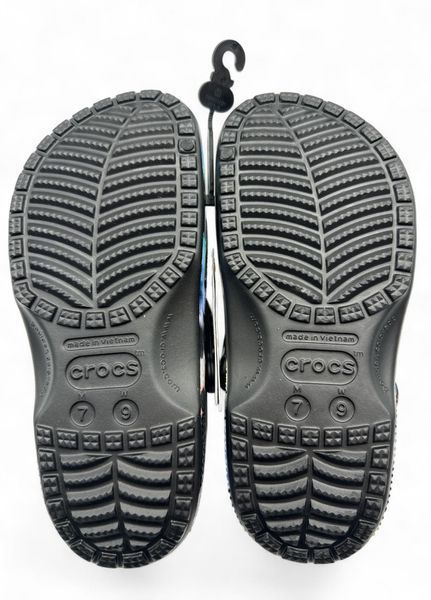 Шльопанці сабо Crocs Classic tie dye graphic clog 205453-0FN, Жіночі ,39/40 розмір, устілка 25, Кольорові 2741486934 фото