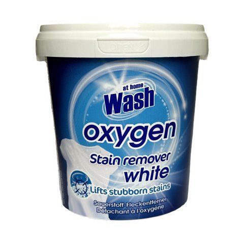 Кисневий порошок для видалення плям AT HOME Wash Oxygen Stain Remover(White) 900г УТП047924 фото