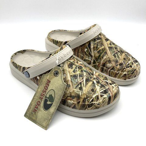 Чоловічі шльопанці сабо Joybees Varsity Clog Graphic Shadow Grass, розмір 42.5 устілка 27,8 см (солома) УТП055494-71 фото