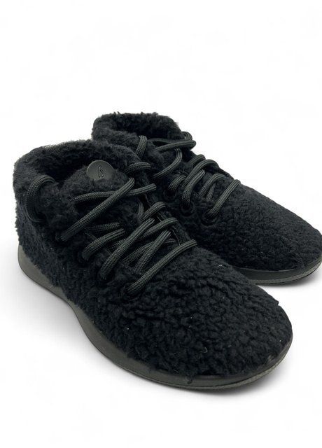Женские кроссовки Allbirds Wool Runner - Up Mizzle Double Fluff Natural Black, Размер 35, 22.5 см, Черный НФ-00000334-10 фото