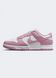 Кроссовки Nike DUNK LOW GS размер 35,5, стелька 22,5 см розовый УТП050285-1 фото 1