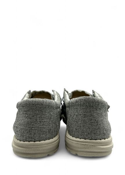 Мужские мокасины Hey Dude Wally Linen Iron 110793901 Размер 41,стелька 26.7 см Серый НФ-00000348-17 фото