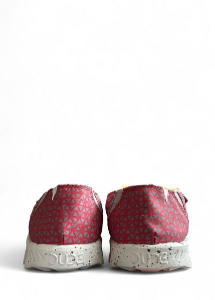 Чоловічі мокасини Hey Dude Farty Print Geometric Red Розмір 42, устілка 26.6 см Червоно-Сірий НФ-00000348-20 фото