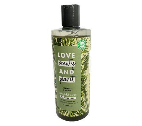 Гель для душу з розмарином та ветивером LOVE BEAUTY&PLANET Rosemary & Vetiver Shower Gel, 500мл УТП018216 фото