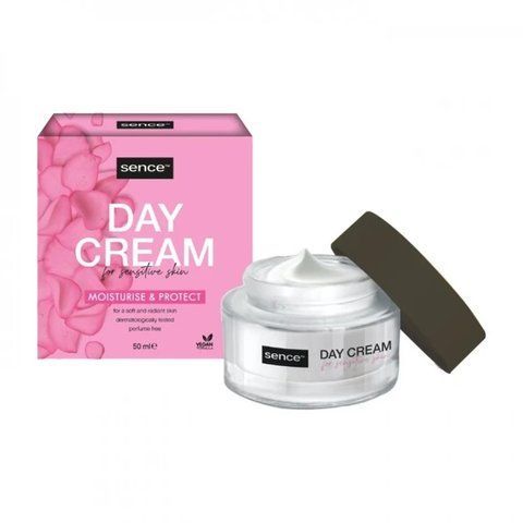 Денний крем SENCE Day Cream Moisturise & Protect для чутливої шкіри, 50 мл. УТП034700 фото