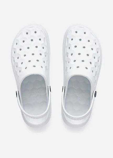 Чоловічі шльопанці сабо Joybees Varsity Clog White, розмір 44.5 устілка 28,6 см (білі соти) УТП055494-35 фото