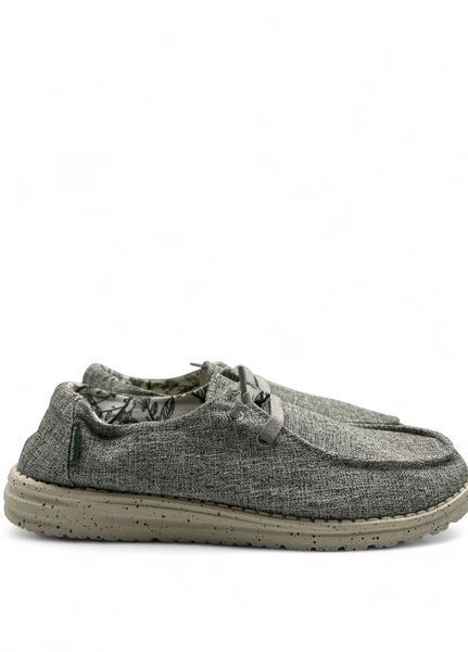 Женские мокасины Hey Dude Wendy L Linen Iron 121533901 Размер 36,Стелька 23.6 см Серый НФ-00000348-1 фото