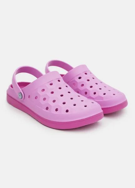 Женские шлепанцы сабо Joybees Varsity Clog Orchid/Dark Magenta, размер 36.5 стелька 23,6см (розовые соты) УТП055494-26 фото