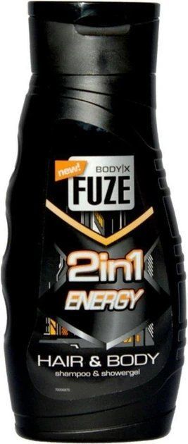 Шампунь-гель для душа Body-X Fuze 2в1 Energy, 300 мл УТП006502 фото