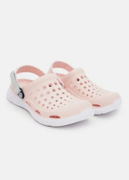 Жіночі шльопанці сабо Joybees Modern Clog Pale Pink/White, розмір 37,5 устілка 24,5см (рожевий з білим) УТП055494-17 фото