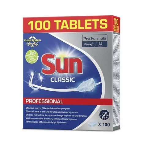Таблетки для посудомийки Sun Classic Professional 100 шт УТП048182 фото