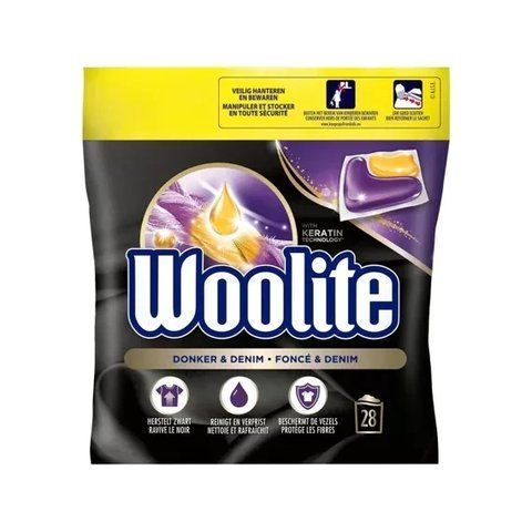 Капсули для прання темної білизни Woolite 28 прань Dark & Denim НФ-00000495 фото