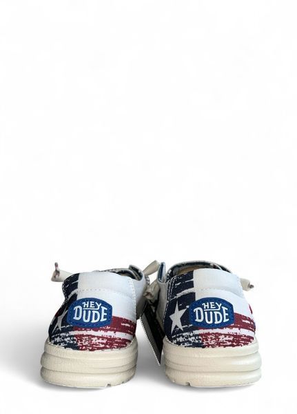 Чоловічі мокасини Hey Dude Wendy texas canvas, Off white розмір 48, устілка 31.7 см Білий НФ-00000348-29 фото