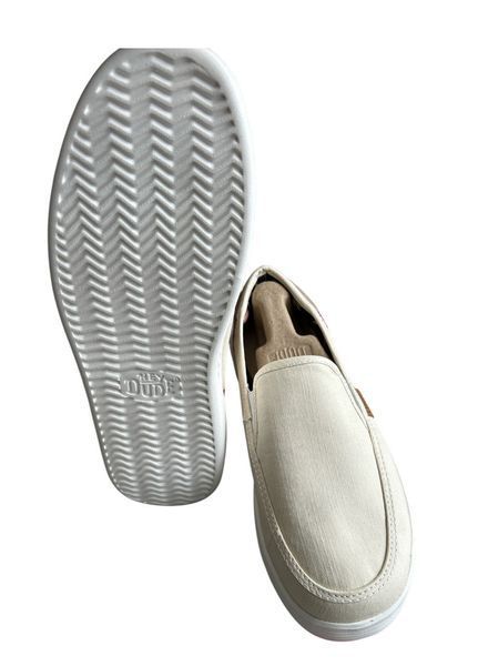 Чоловічі сліпони Hey Dude Sunapee w craft, White Розмір 40, устілка 26.2 см Білий НФ-00000348-7 фото