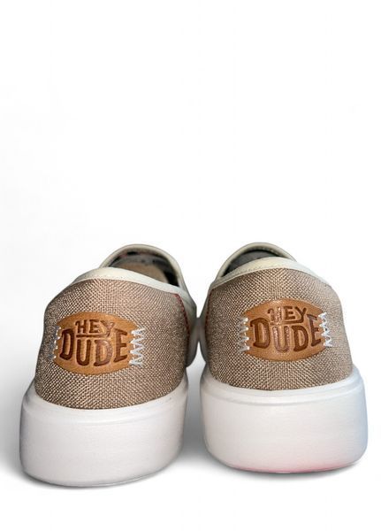 Чоловічі сліпони Hey Dude Sunapee w craft, White Розмір 40, устілка 26.2 см Білий НФ-00000348-7 фото