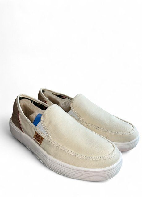 Чоловічі сліпони Hey Dude Sunapee w craft, White Розмір 40, устілка 26.2 см Білий НФ-00000348-7 фото
