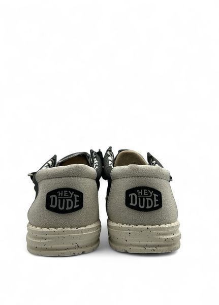 Чоловічі мокасни Hey Dude Wally Stretch Canvas Opal Black 40022-1HX розмір 43, устілка 28.2 см Чорний опал НФ-00000348-26 фото