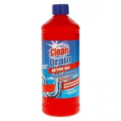 Гель для прочищення труб At Home Clean Drain Active Gel 1 л - проти засорів і неприємних запахів УТП006452 фото