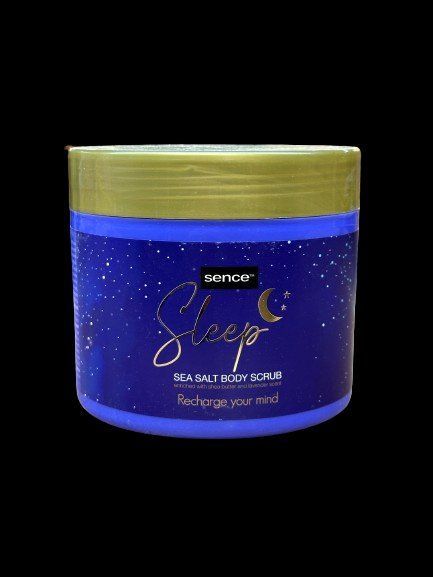 Скраб для тіла з морською сіллю SENCE Sea Salt Sleep масло ши та лаванда, 500г УТП030718 фото