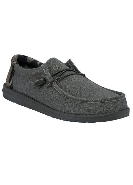 Чоловічі мокасини Hey Dude Wally Blue Camo 110067007 Розмір 43, устілка 28.2 см Сірий НФ-00000263 фото